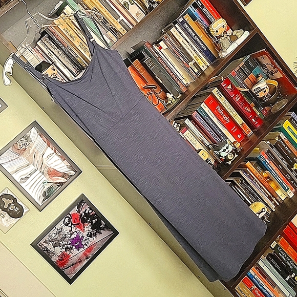 WHBM Mini Sandal Dress, Size 2, Slate Blue - Picture 4 of 5